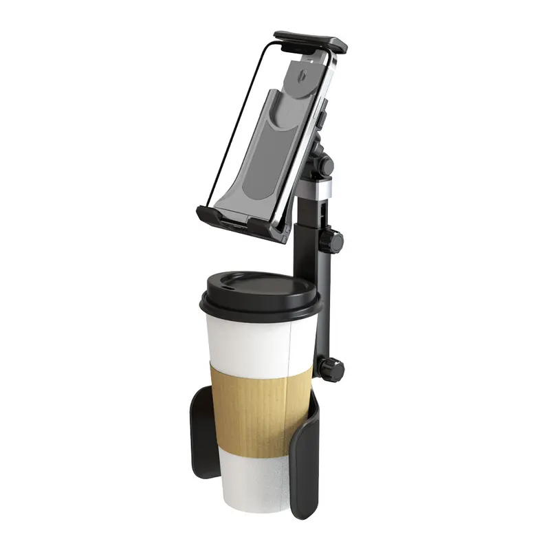 Car Accessories Tablet Holder - حامل أكواب للسيارة مع حامل هاتف