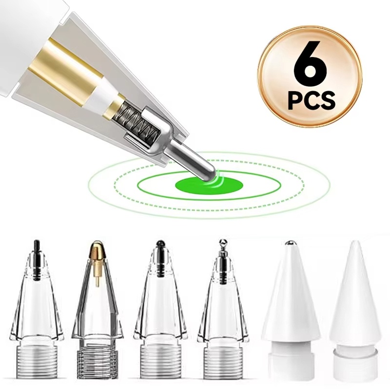 Stylus Replacement Tip - 6 قطع من رؤوس أقلام بديلة