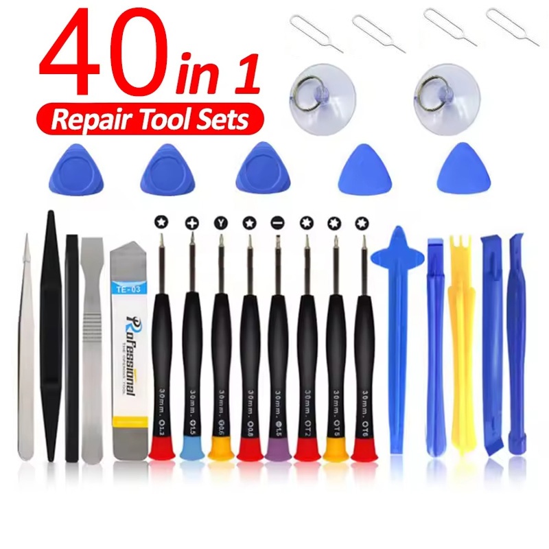 Tablet Accessories Set - مجموعة أدوات إصلاح دقيقة 40 في