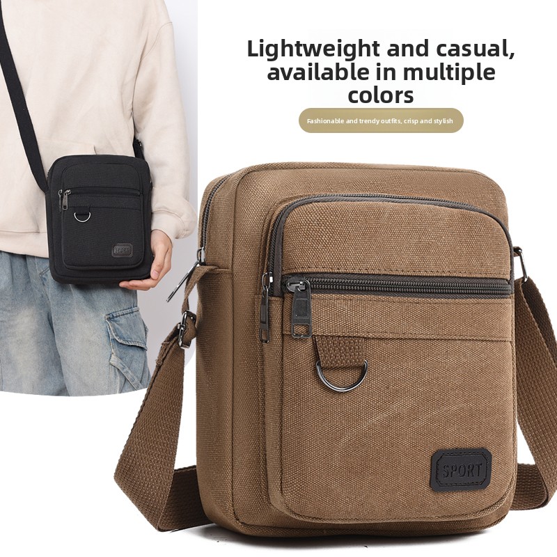 Tablet Shoulder Bag - حقيبة ظهر رجالية جديدة متعددة الأغراض