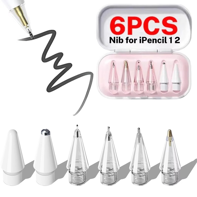 Stylus Replacement Tip - 6 قطع من رؤوس أقلام قابلة