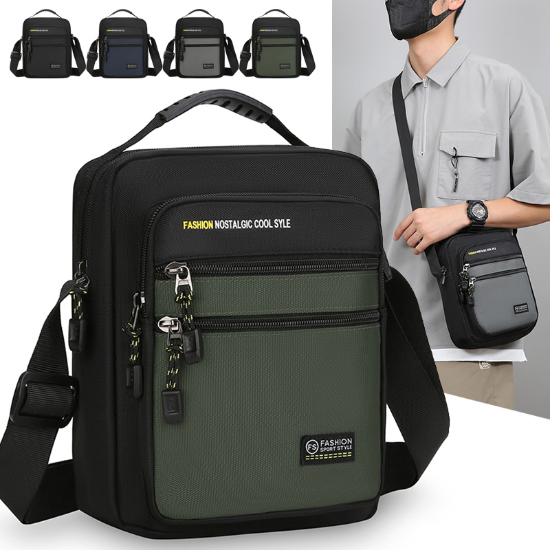 Tablet Shoulder Bag - حقيبة كتف رجالية جديدة من أكسفورد،