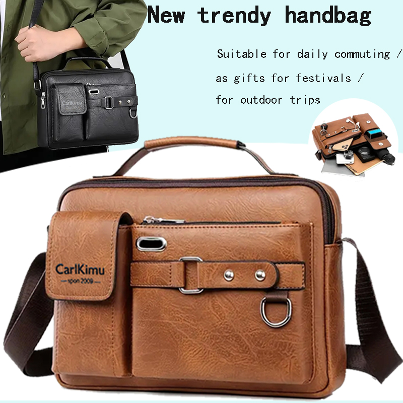 Tablet Shoulder Bag - حقيبة كتف واحدة للأعمال للرجال، مناسبة