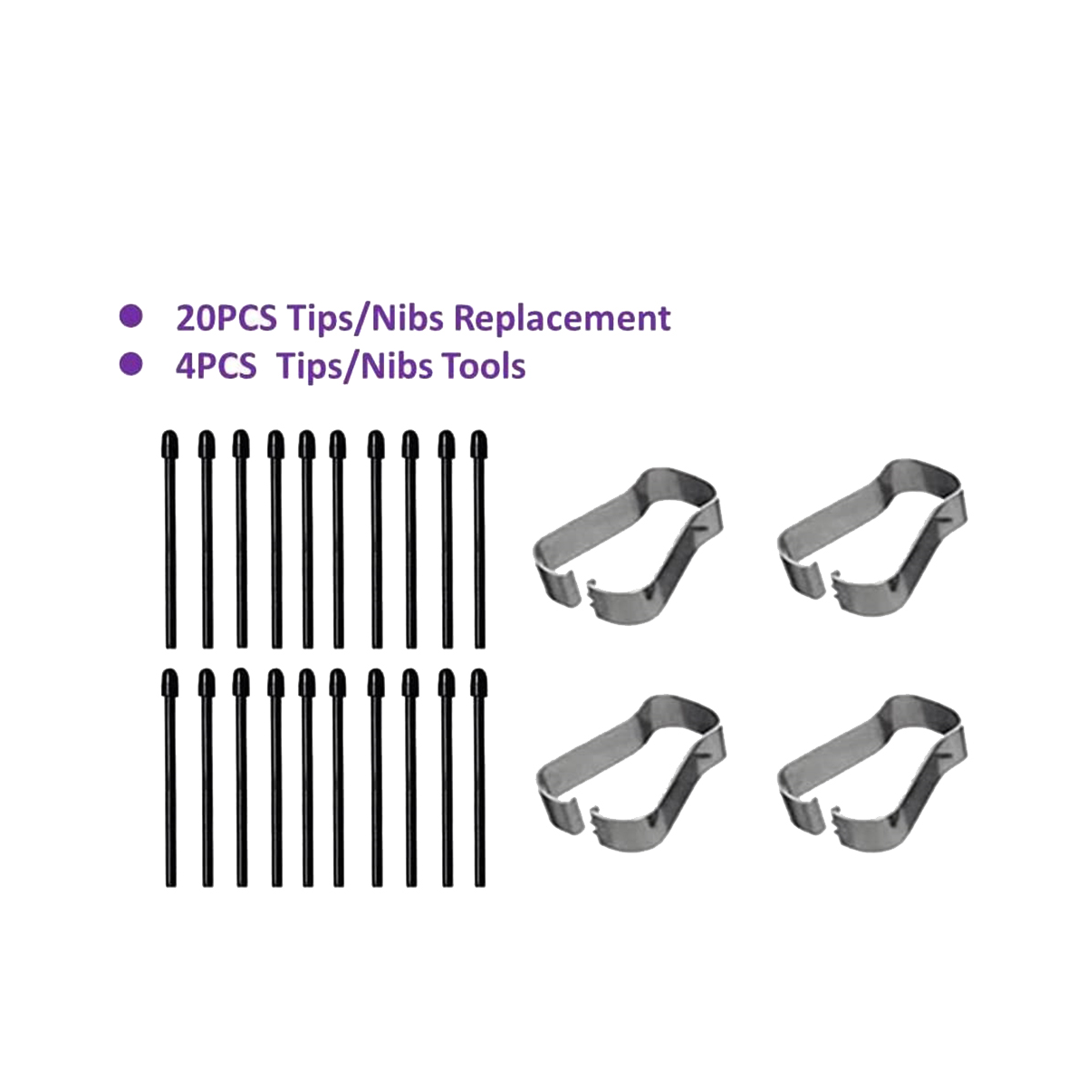 أطراف قلم ماركر سوداء ، مناقير - مراجعة Stylus Replacement Tip وسعره