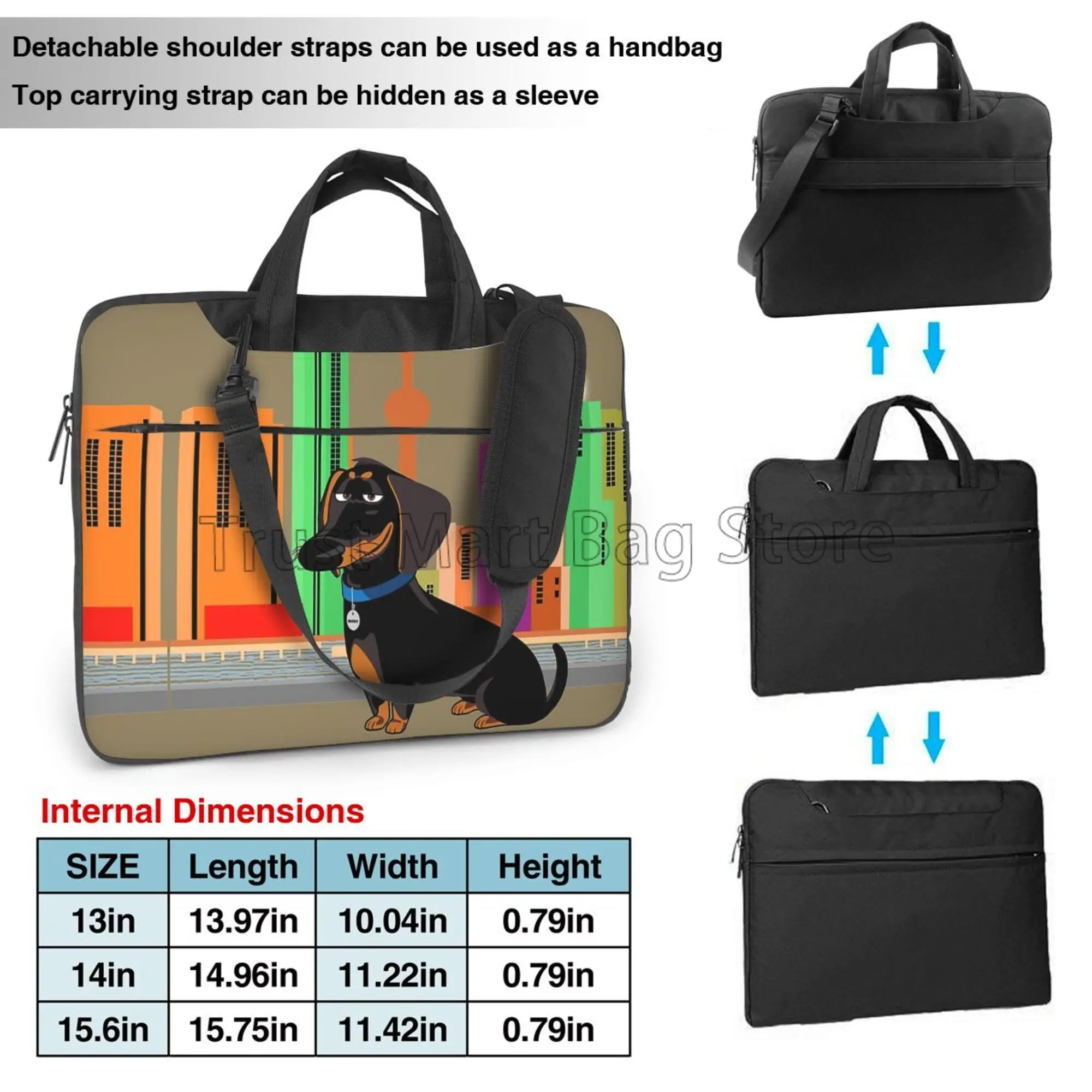 Dachshund طباعة حقيبة حمل الكم - مراجعة Tablet Shoulder Bag وسعره