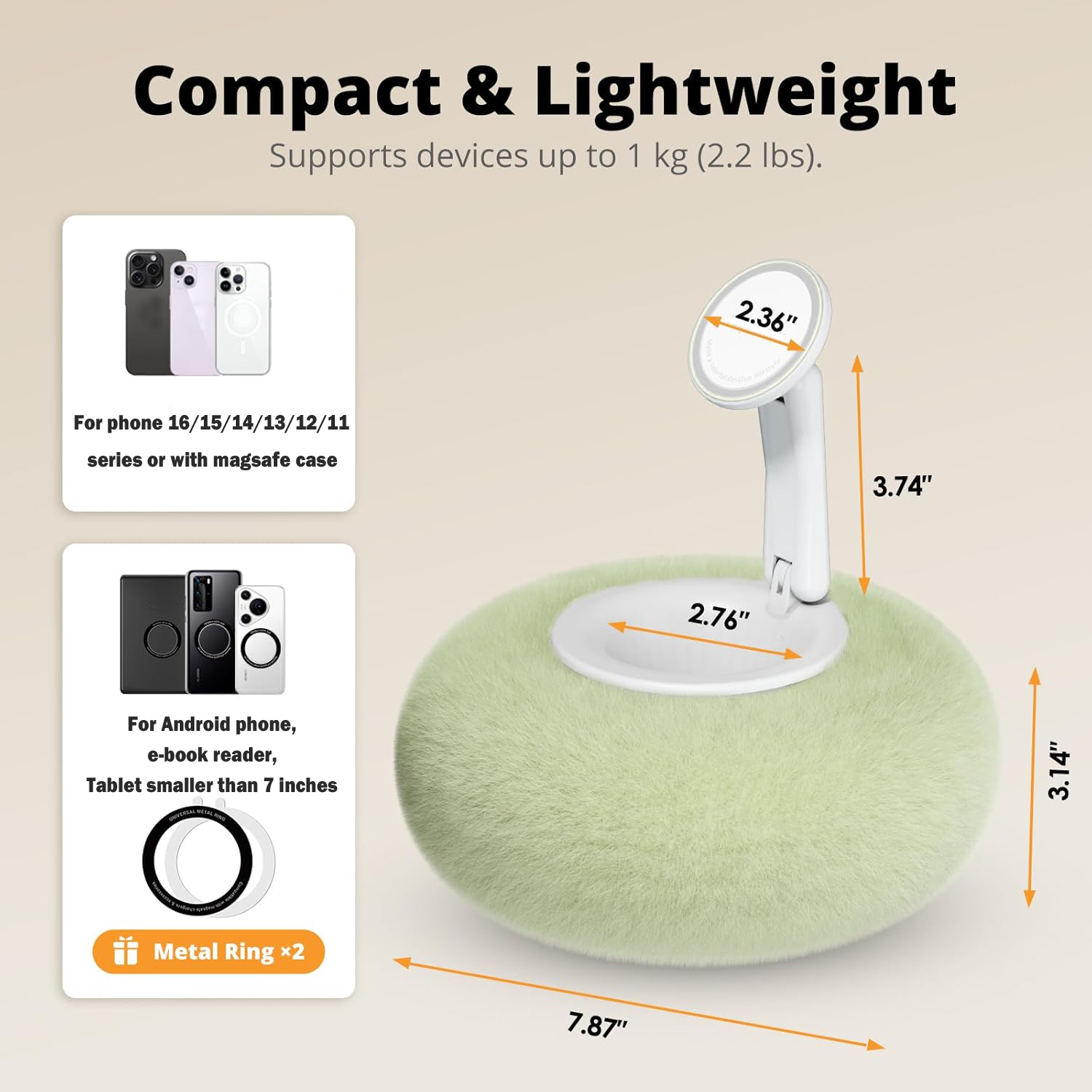 حامل وسادة مغناطيسي 2025 لأجهز - مراجعة Cheap Tablet Accessories وسعره