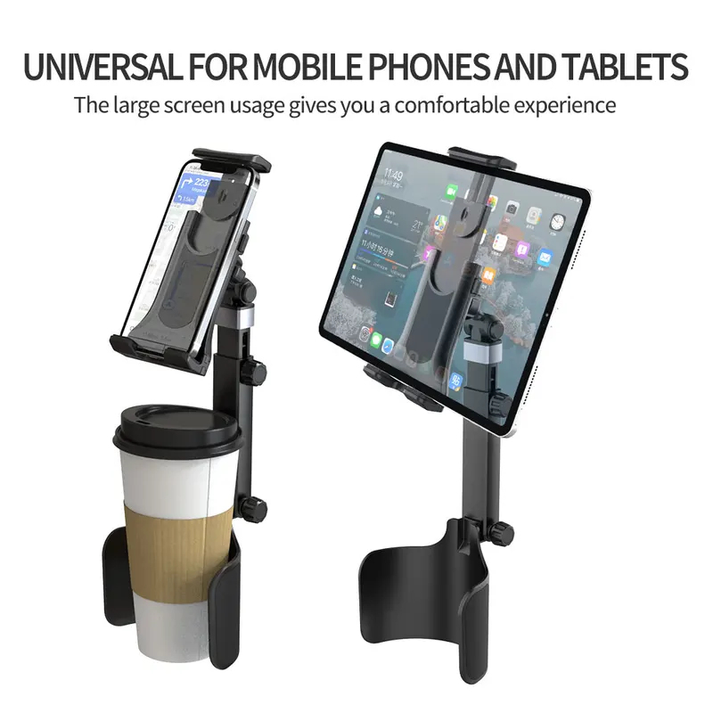 حامل أكواب للسيارة مع حامل هات - مراجعة Car Accessories Tablet Holder وسعره