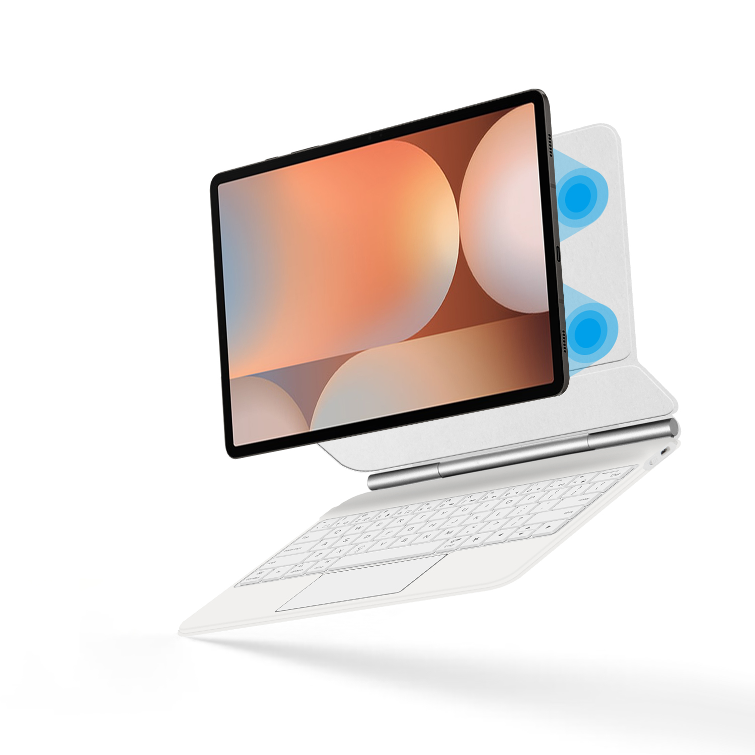 لوحة مفاتيح سحرية لهاتف سامسون - مراجعة Tablet Accessories For Samsung وسعره