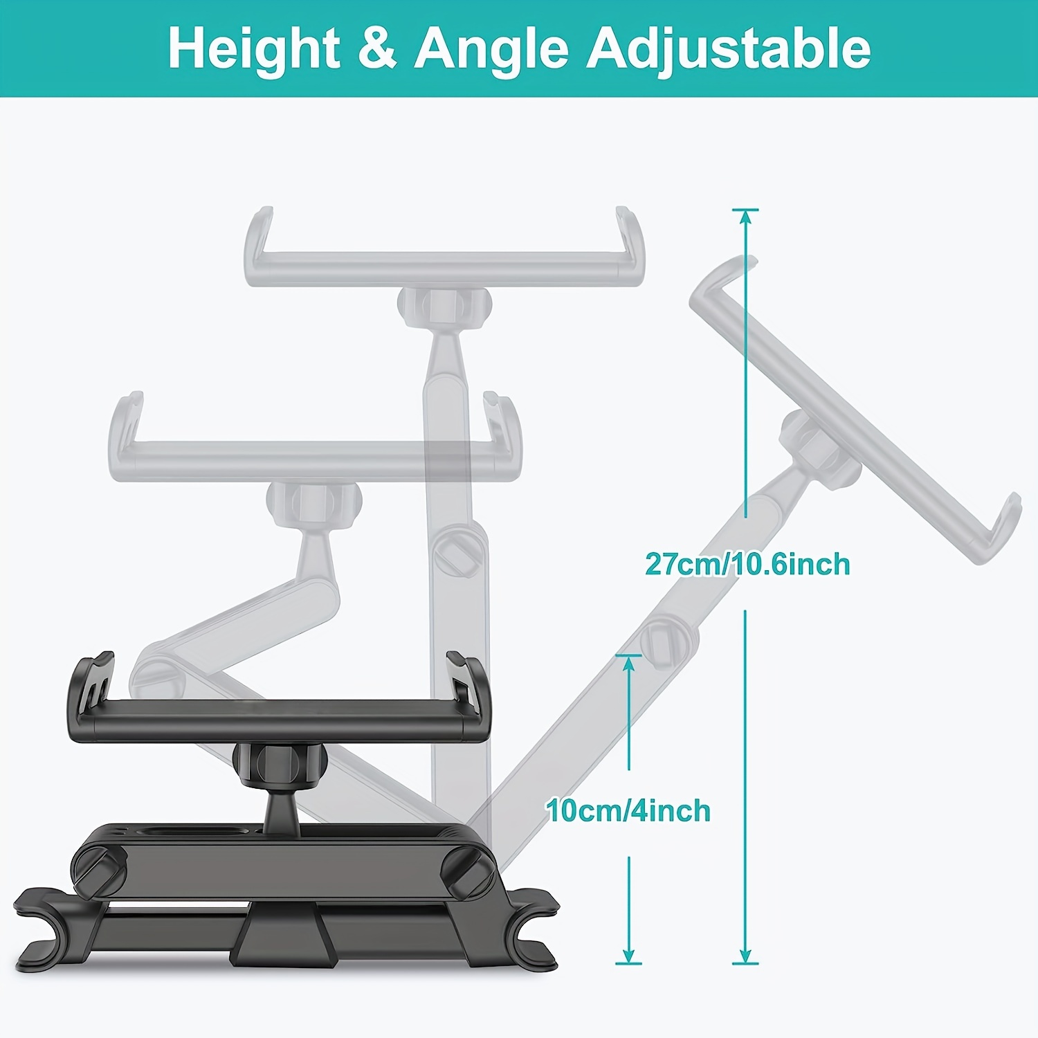 حامل لوحي لمسند رأس السيارة ال - مراجعة Car Accessories Tablet Holder وسعره