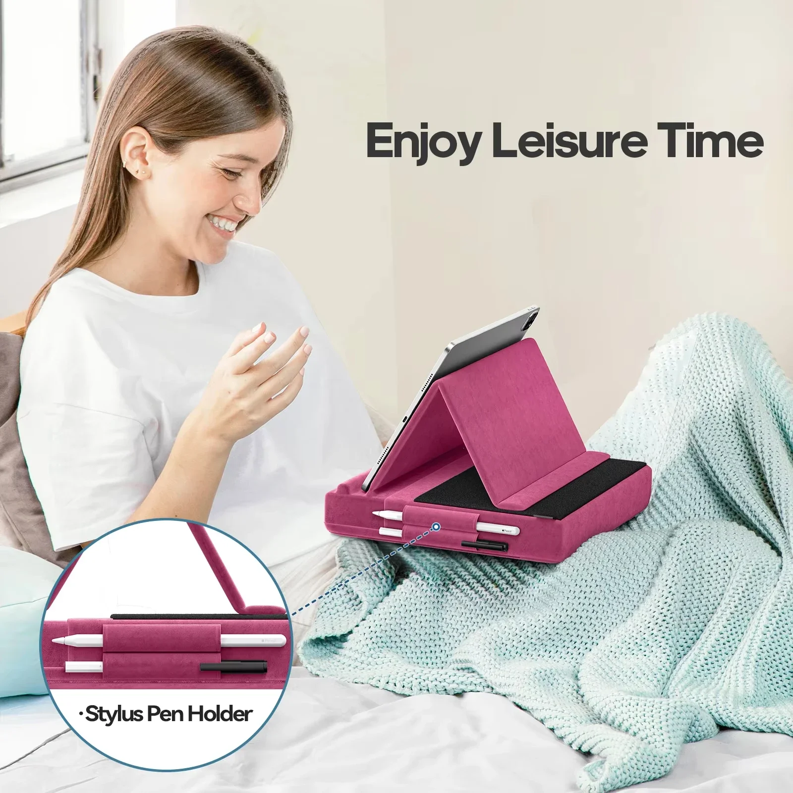 حامل وسادة لوحي مطور متعدد الز - مراجعة Cheap Tablet Accessories وسعره