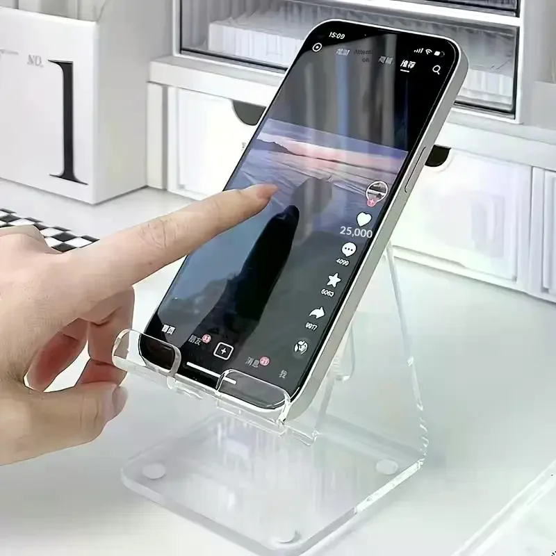 حامل هاتف شفاف من الأكريليك، ح - مراجعة Tablet Accessories وسعره
