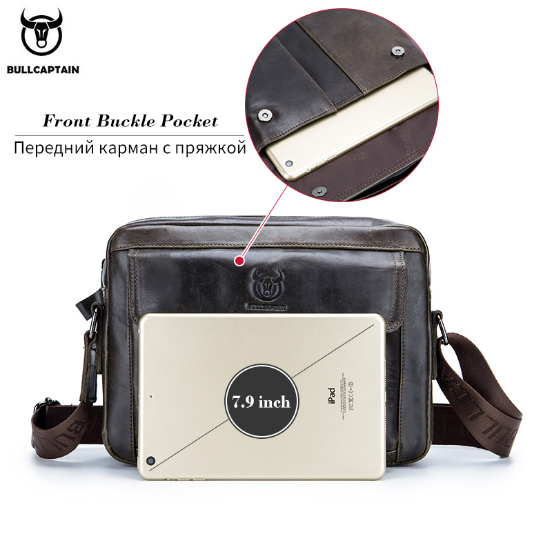 BULLCAPTAIN حقيبة كروس رجالية  - مراجعة Tablet Shoulder Bag وسعره