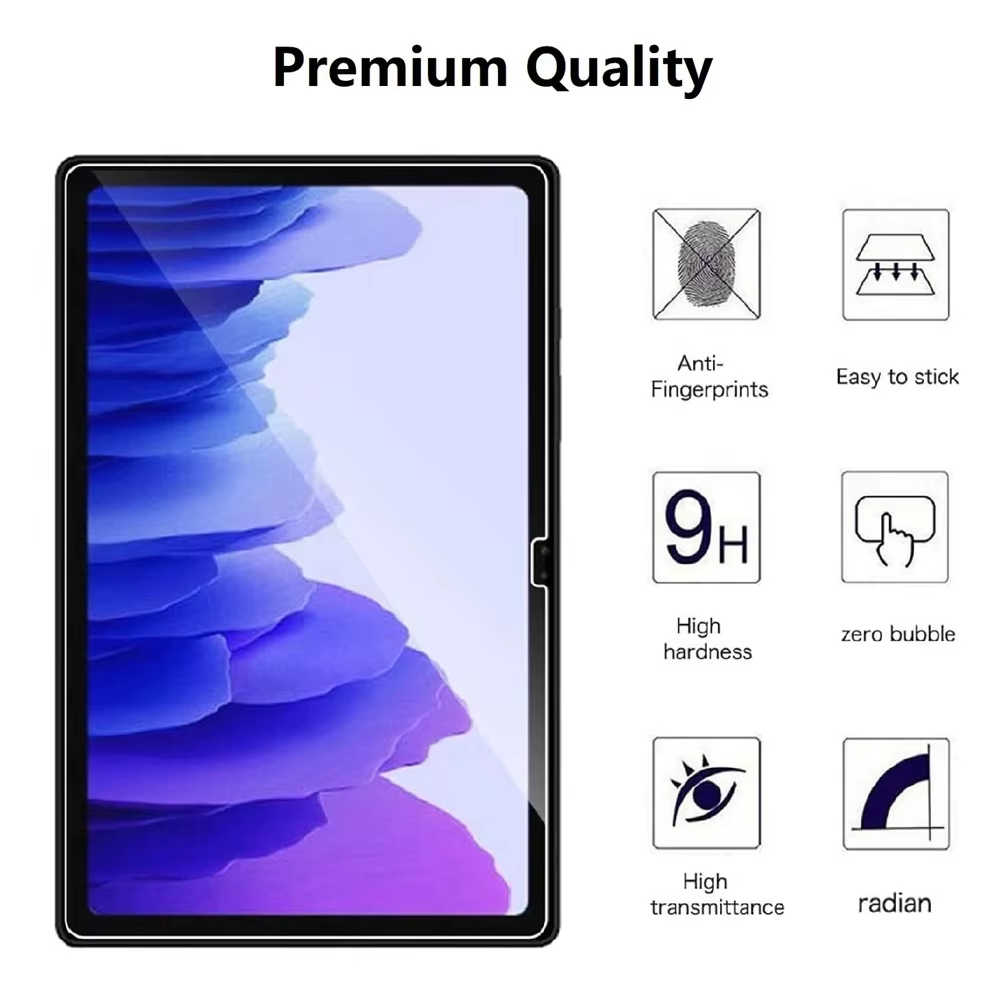 قطعتان من واقي الشاشة الزجاجي  - مراجعة Tablet Accessories For Samsung وسعره