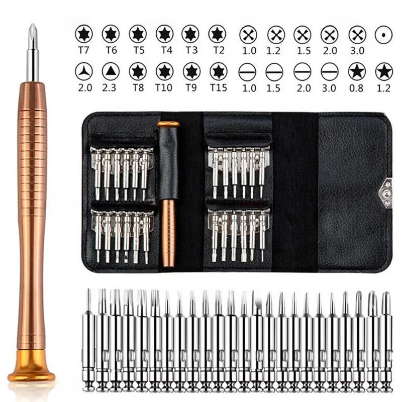 طقم مفكات 25 في 1 متعدد الوظائ - مراجعة Tablet Accessories Set وسعره