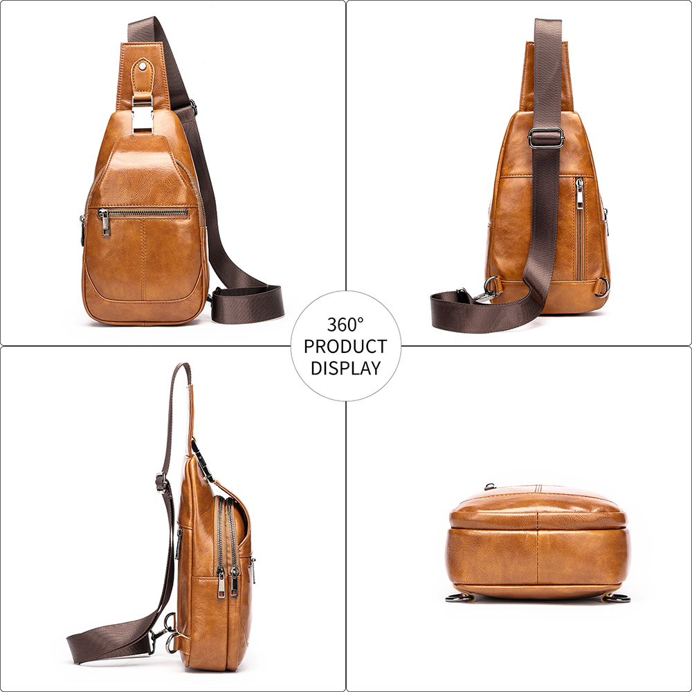 حقيبة صدر رجالية من الجلد الطب - مراجعة Tablet Shoulder Bag وسعره