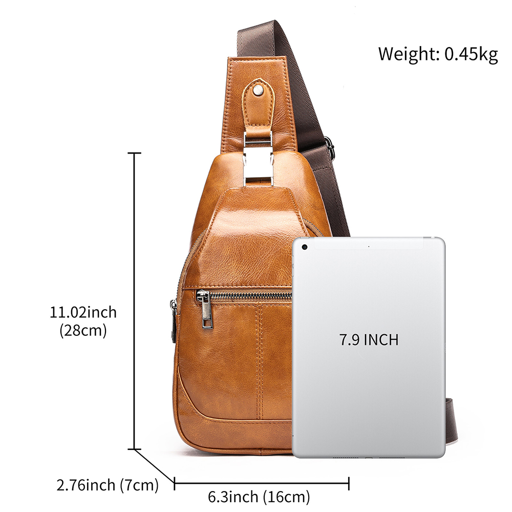 حقيبة صدر رجالية من الجلد الطب - مراجعة Tablet Shoulder Bag وسعره