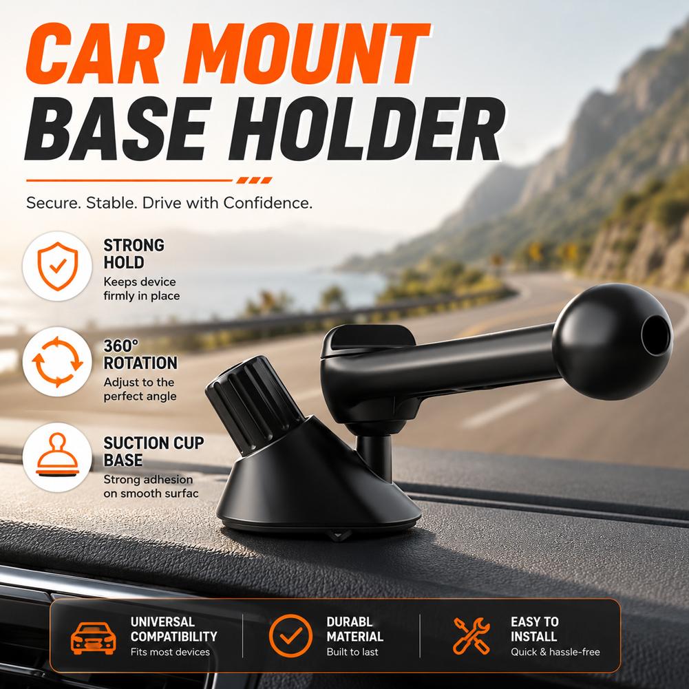 رأس كروي عالمي مقاس 17 مم لحام - مراجعة Car Accessories Tablet Holder وسعره