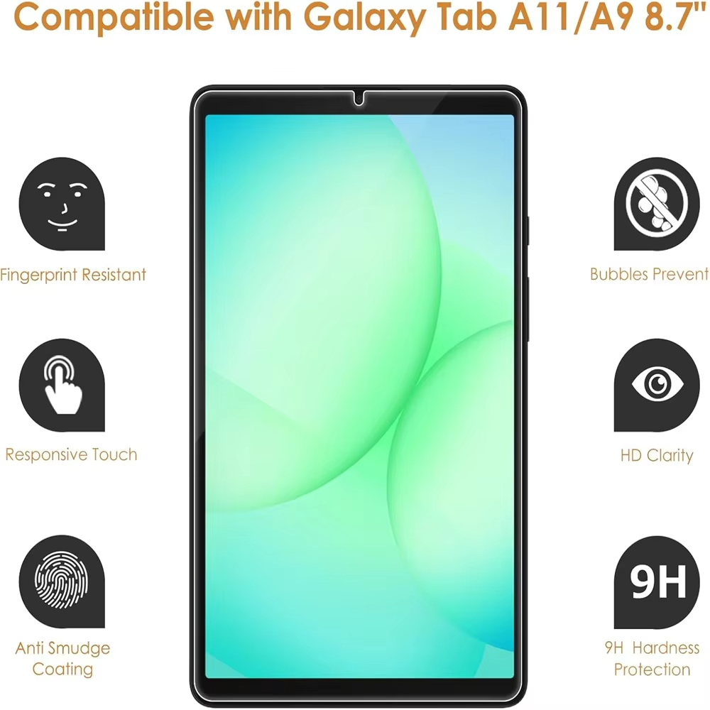 واقي شاشة من الزجاج المقوى مقا - مراجعة Tablet Accessories For Samsung وسعره